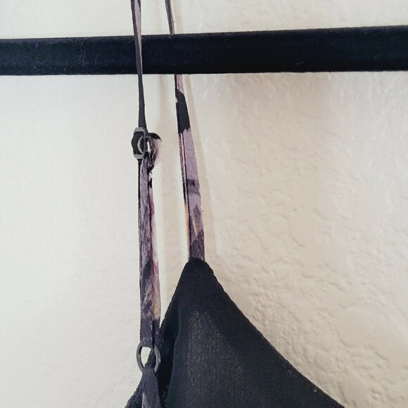 TopShop Floral Tiered Ruffle Spaghetti Strap Mini Dress Size 2 - Picture 2 of 7